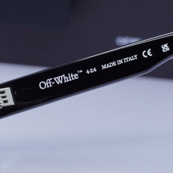 Final Price! Off-White OERJ07F STYLE 7F 1000 Black Eyeglasses 52mm - Picture 8 of 10